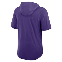 Nike Minnesota Vikings Lockup Tri-Blend Hoodie T-Shirt Purple