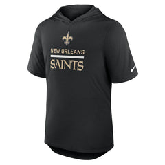 Nike New Orleans Saints Lockup Tri-Blend Hoodie T-Shirt Black