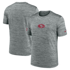 Nike San Francisco 49ers Sideline Velocity Dri-FIT T-Shirt - Gray