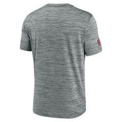 Nike San Francisco 49ers Sideline Velocity Dri-FIT T-Shirt - Gray