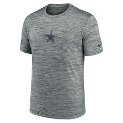 Nike Dallas Cowboys Sideline Velocity Dri-FIT T-Shirt - Gray