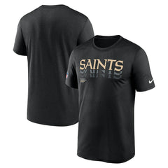 Nike New Orleans Saints Sideline Legend Dri-FIT T-Shirt Black