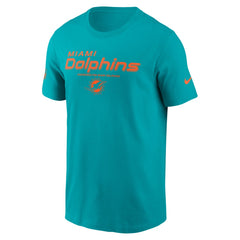 Nike Miami Dolphins Sideline Dri-FIT T-Shirt Aqua