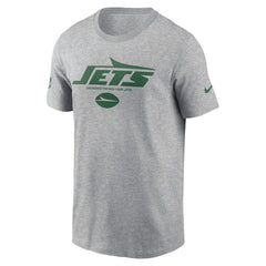 Nike New York Jets Sideline Dri-FIT T-Shirt Heather Gray