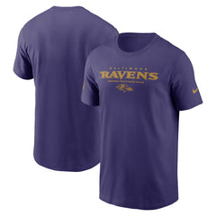Nike Baltimore Ravens Sideline Dri-FIT T-Shirt Purple