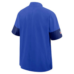 Nike Los Angeles Rams Sideline Short Sleeve Quarter-Zip Dri-FIT Coach Jacket Royal