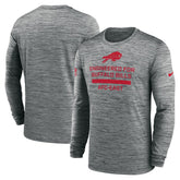Nike Buffalo Bills Sideline Velocity Performance Long Sleeve T-Shirt - Gray