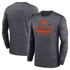 Nike Cincinnati Bengals Sideline Velocity Performance Long Sleeve T-Shirt - Black
