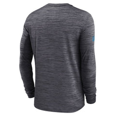 Nike Carolina Panthers Sideline Velocity Performance Long Sleeve T-Shirt - Black