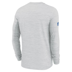Nike Detroit Lions Sideline Velocity Performance Long Sleeve T-Shirt - Ash