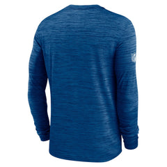 Nike Indianapolis Colts Sideline Velocity Performance Long Sleeve T-Shirt - Royal