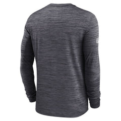 Nike Atlanta Falcons Sideline Velocity Performance Long Sleeve T-Shirt - Charcoal