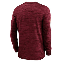 Nike San Francisco 49ers Sideline Velocity Performance Long Sleeve T-Shirt - Scarlet