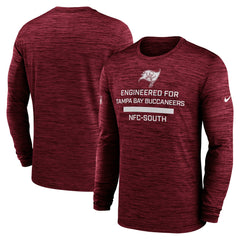 Nike Tampa Bay Buccaneers Sideline Velocity Performance Long Sleeve T-Shirt - Red