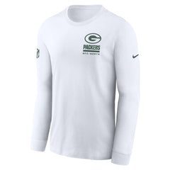 Nike Green Bay Packers Sideline Dri-FIT Long Sleeve T-Shirt White
