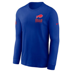 Nike Buffalo Bills Sideline Dri-FIT Long Sleeve T-Shirt Royal
