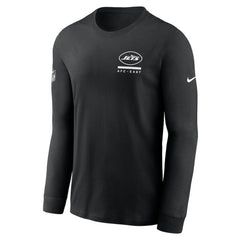 Nike New York Jets Sideline Dri-FIT Long Sleeve T-Shirt Black