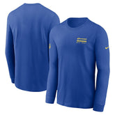 Nike Los Angeles Rams Sideline Dri-FIT Long Sleeve T-Shirt Royal