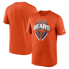 Nike Chicago Bears Legend Icon Performance T-Shirt Orange