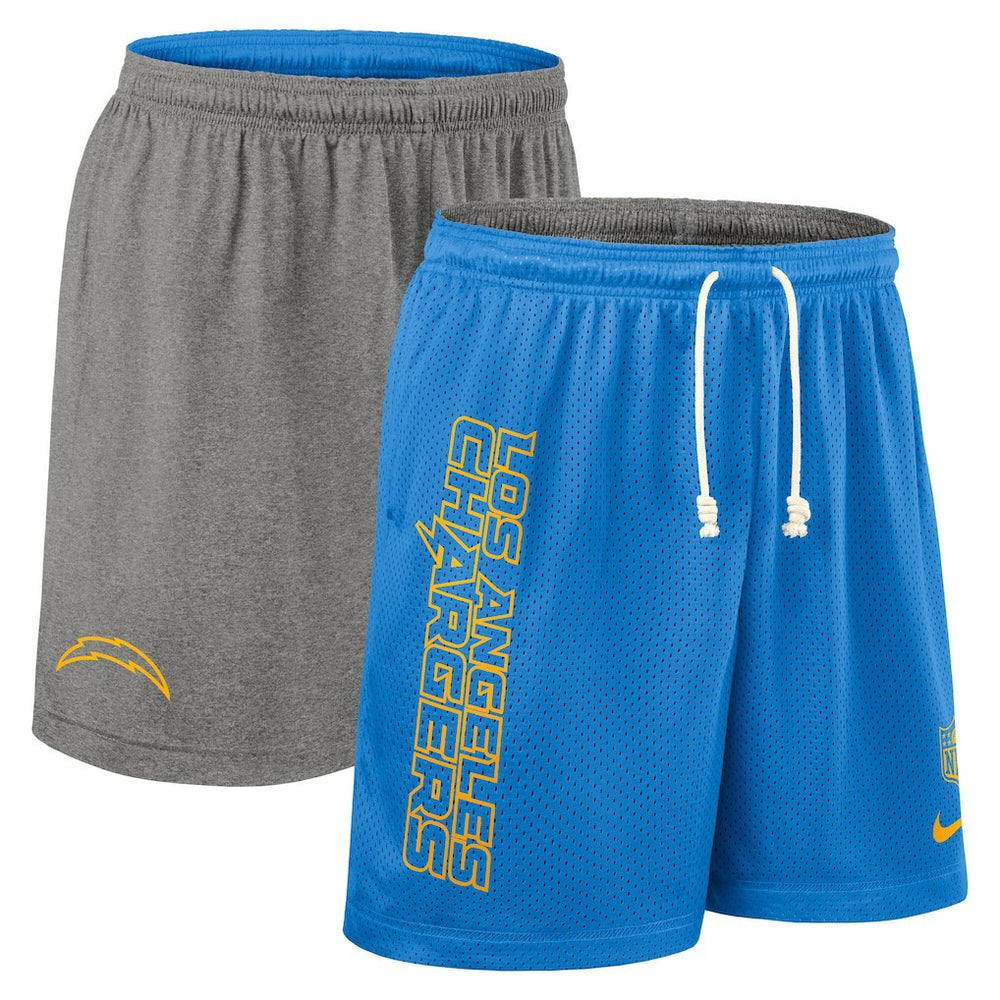 Nike Los Angeles Chargers Sideline Reversible Dri-FIT Shorts Powder Blue