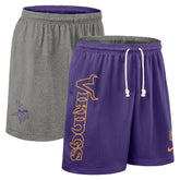 Nike Minnesota Vikings Sideline Reversible Dri-FIT Shorts Purple
