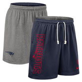 Nike New England Patriots Sideline Reversible Dri-FIT Shorts Navy