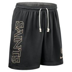 Nike New Orleans Saints Sideline Reversible Dri-FIT Shorts Black