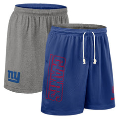 Nike New York Giants Sideline Reversible Dri-FIT Shorts Royal