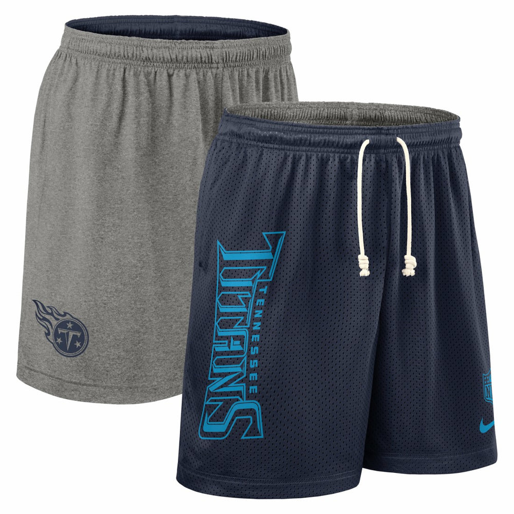 Nike Tennessee Titans Sideline Reversible Dri-FIT Shorts Navy