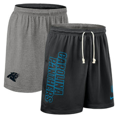 Nike Carolina Panthers Sideline Reversible Dri-FIT Shorts Black