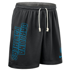 Nike Carolina Panthers Sideline Reversible Dri-FIT Shorts Black