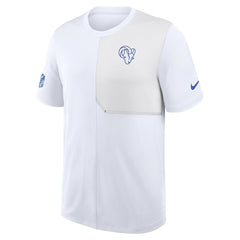 Nike Los Angeles Rams Sideline UV Dri-Fit Coach Shirt White