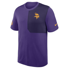 Nike Minnesota Vikings Sideline UV Dri-Fit Coach Shirt Purple