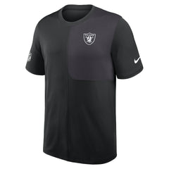 Nike Las Vegas Raiders Sideline UV Dri-Fit Coach Shirt Black
