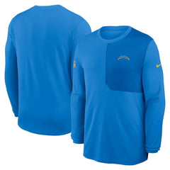 Nike Los Angeles Chargers Sideline Coach UV Dri-FIT Long Sleeve Shirt Powder Blue