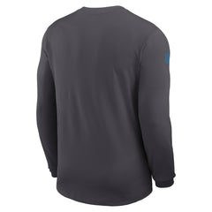 Nike Los Angeles Chargers Sideline Coach UV Dri-FIT Long Sleeve Shirt Gray