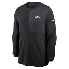 Nike New York Jets Sideline Coach UV Dri-FIT Long Sleeve Shirt Black
