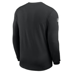 Nike New York Jets Sideline Coach UV Dri-FIT Long Sleeve Shirt Black