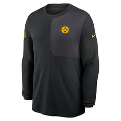 Nike Pittsburgh Steelers Sideline Coach UV Dri-FIT Long Sleeve Shirt Black