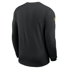 Nike Pittsburgh Steelers Sideline Coach UV Dri-FIT Long Sleeve Shirt Black