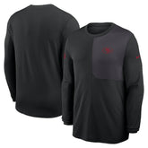 Nike San Francisco 49ers Sideline Coach UV Dri-FIT Long Sleeve Shirt Black