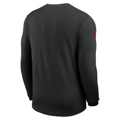 Nike Atlanta Falcons Sideline Coach UV Dri-FIT Long Sleeve Shirt Black