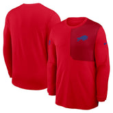 Nike Buffalo Bills Sideline Coach UV Dri-FIT Long Sleeve Shirt Red