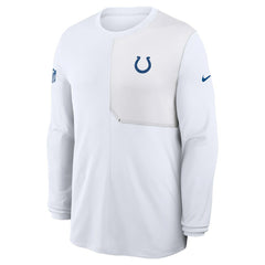 Nike Indianapolis Colts Sideline Coach UV Dri-FIT Long Sleeve Shirt White