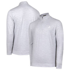 Atlanta Braves Sublime Tri-Blend Quarter-Zip Jacket - Gray - MLB Sale