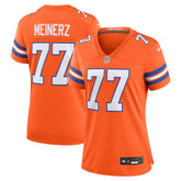 Nike Quinn Meinerz Denver Broncos Women's Mile High Collection 1977 Throwback Player Game Jersey Orange