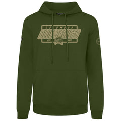 Columbus Blue Jackets Levelwear Podium Pullover Hoodie - Olive - NHL 202116557