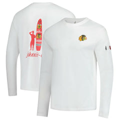 Chicago Blackhawks johnnie-O Adam Long Sleeve T-Shirt - White - NHL 202116641