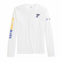 St. Louis Blues johnnie-O Adam Long Sleeve T-Shirt - White - NHL 202116642