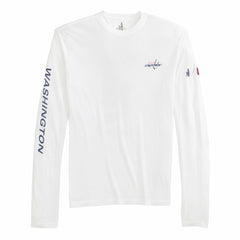 Washington Capitals johnnie-O Adam Long Sleeve T-Shirt - White - NHL 202116644